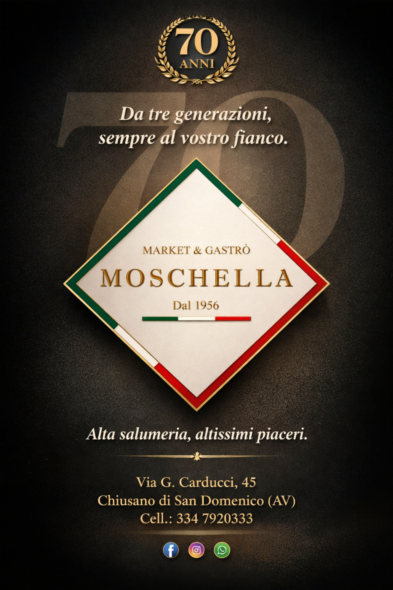 70 anni Market Moschella